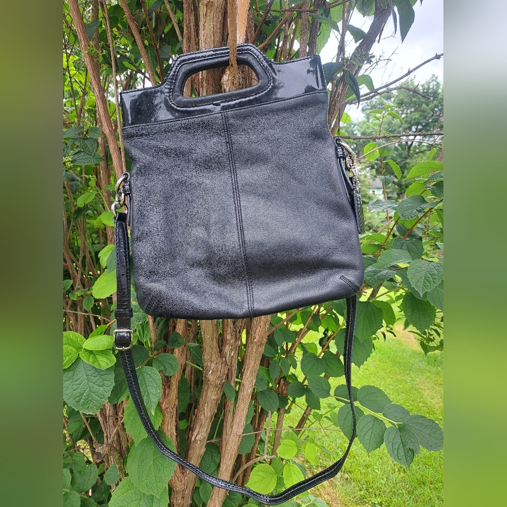 Coach Bonnie Foldover Leather Bag - Picture 2 of 7